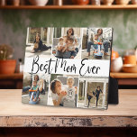 "Best Mum Ever' Keepsake 6 Photo Collage Plaque<br><div class="desc">Let a mother know that she is the 'Best Mum Ever' with this minimal cute keepsake photo collage plaque gift. Design features 6 of your favourite pictures that are easily uploaded by either your phone,  laptop or PC. Makes a wonderful sentimental Mother's Day,  Birthday or Christmas Gift.</div>