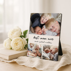 Best Mum Ever Kids Names Plaque