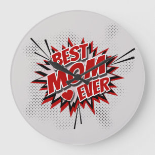 Best Mum Ever Large Clock