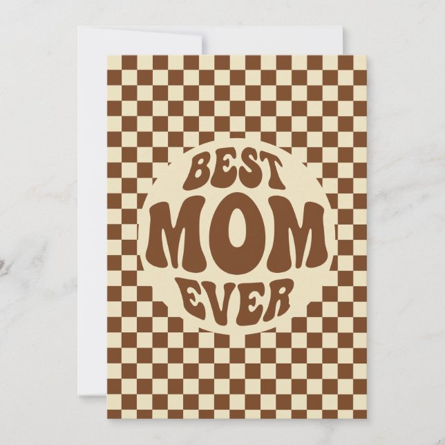 Best Mum Ever Mother's Day 2023 Camel Aesthetic (Front)