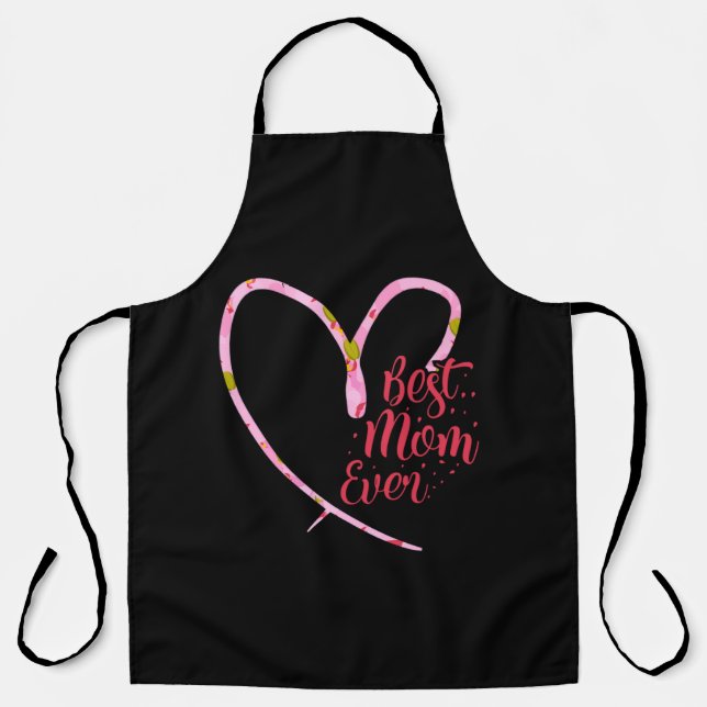 best mum ever mother's day All-Over Print Apron (Front)