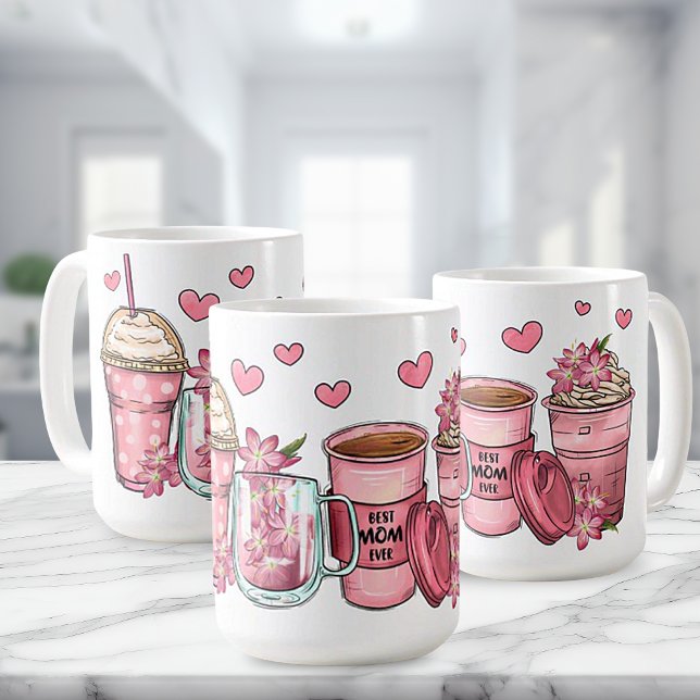 'Best Mum Ever' Mother's Day Ceramic Mug (Creator Uploaded)
