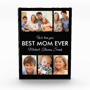 Best Mum Ever Mothers Day Collage Photo Block