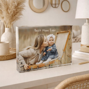 Best Mum Ever Mother's Day Custom Photo Block