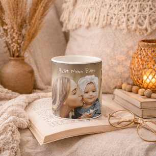 Best Mum Ever Mother's Day Custom Photo Coffee Mug