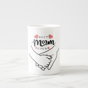 Best Mum Ever, Mother's Day, Gift For Mum Bone China Mug