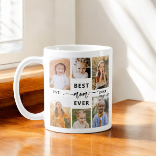Best Mum Ever - Mother's Day Photo Collage Coffee Mug