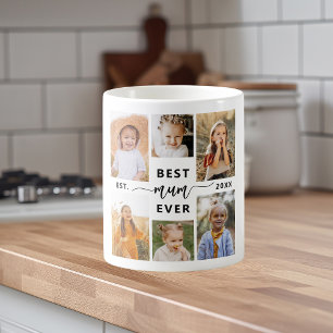 Best Mum Ever - Mother's Day Photo Collage Coffee Mug