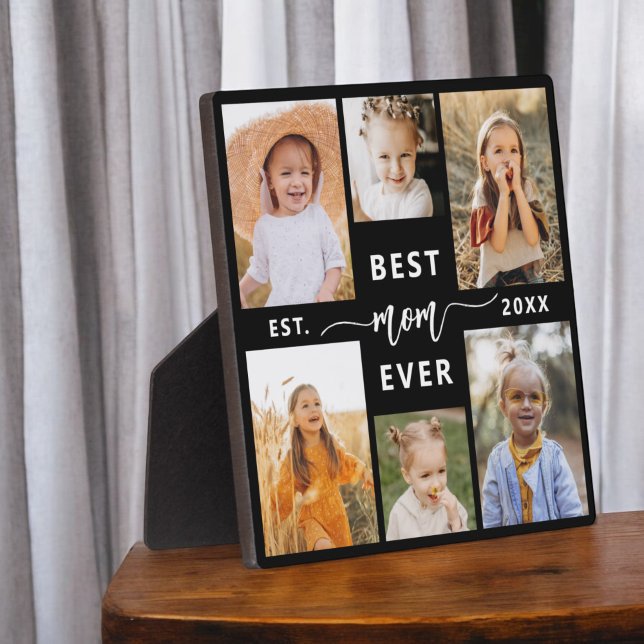Best Mum Ever - Mother's Day Photo Collage Plaque (Creator Uploaded)