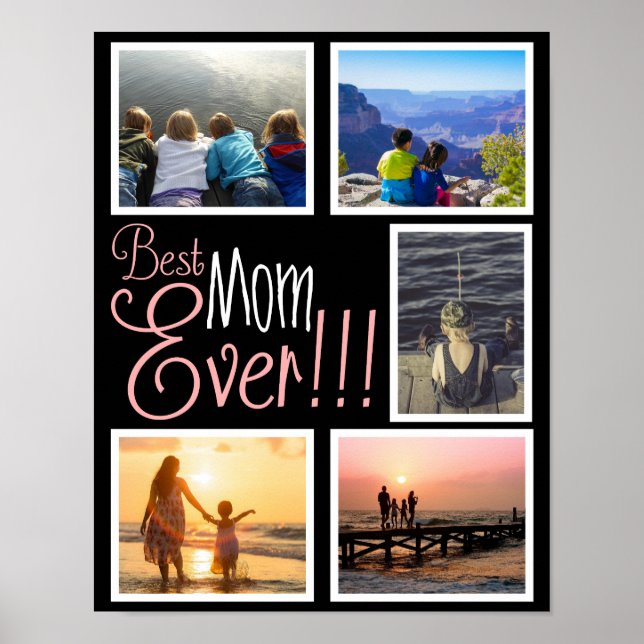 Best Mum Ever Mother's Day Photo Poster (Front)