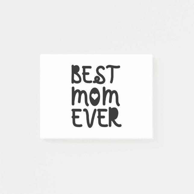 Best Mum Ever Mother's Day Post-it Notes (Front)