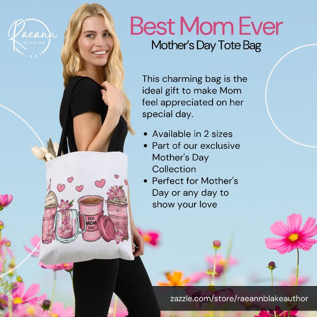 "Best Mum Ever" Mother's Day Tote Bag (Creator Uploaded)
