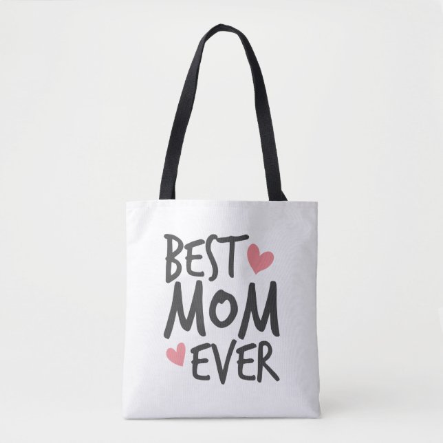 Best Mum Ever Mother's Day Typography | Tote Bag (Front)