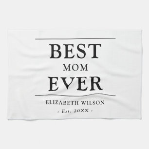 Best Mum Ever Mothers Gift Kitchen Towels
