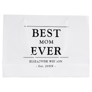 Best Mum Ever Mothers Gift Large Gift Bag