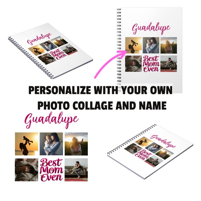 Best Mum Ever Mother's Photo Collage Notebook (Best Mom Ever Mother's Photo Collage Notebook)