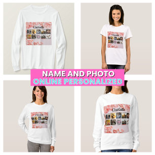 Best Mum Ever Mother's Photo Collage T-Shirt
