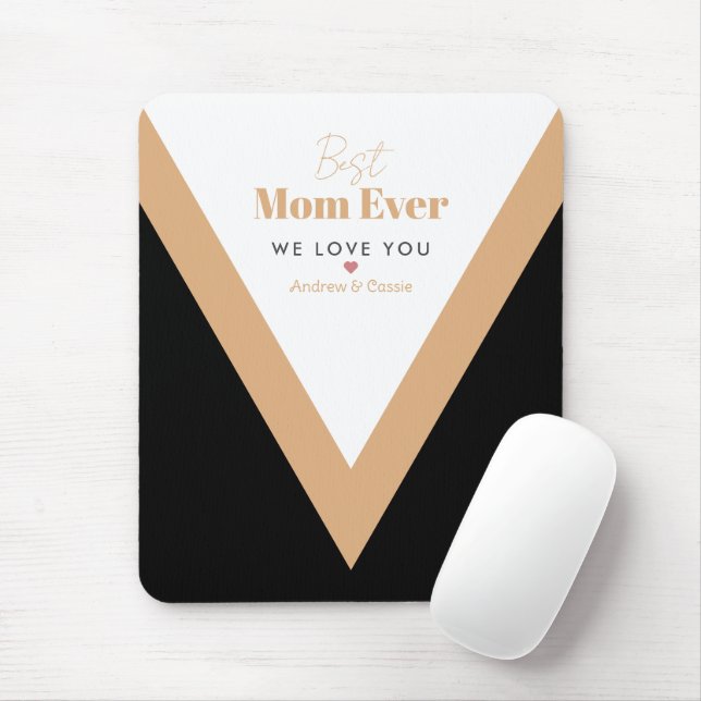 Best mum ever mouse pad (With Mouse)