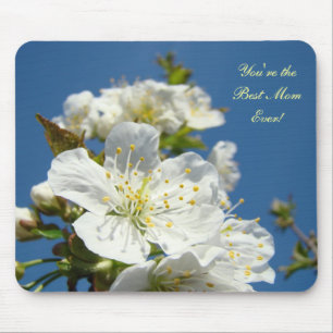 Best Mum Ever! mousepad gifts Cherry Blossom