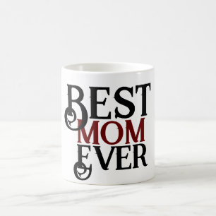best mum ever, mummy mother mama simple gift  coffee mug