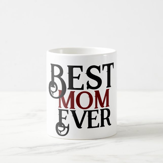 best mum ever, mummy mother mama simple gift  coffee mug (Center)