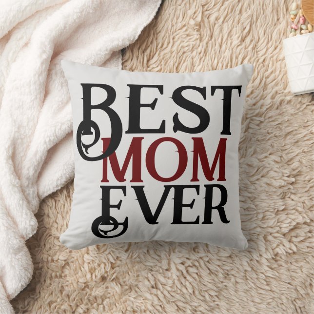 best mum ever, mummy mother mama simple gift cushion (Blanket)