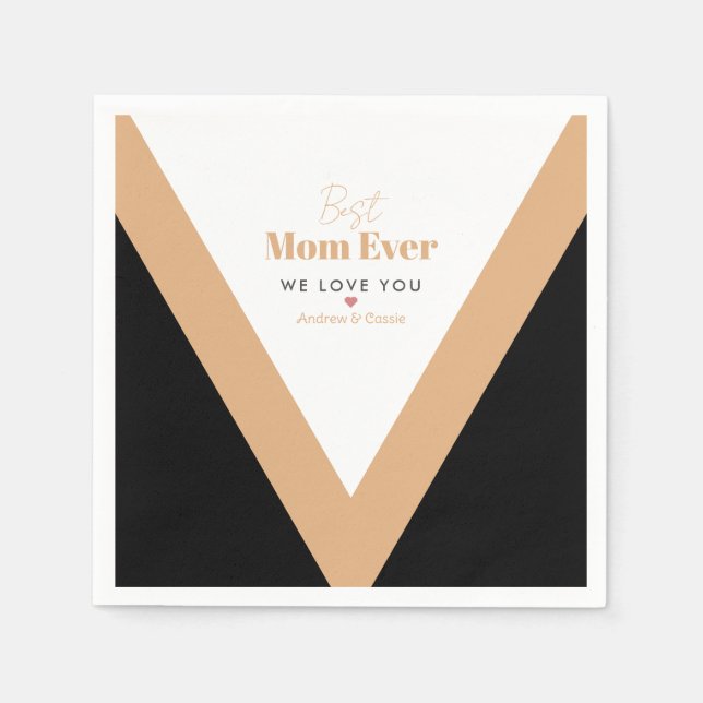 Best mum ever napkin (Front)