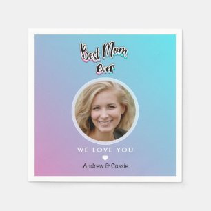 Best mum ever napkin