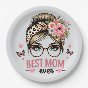 Best Mum Ever Paper Plate