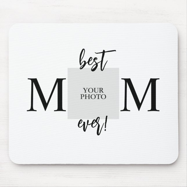Best Mum Ever Personalised Mother's Day Mouse Pad (Front)
