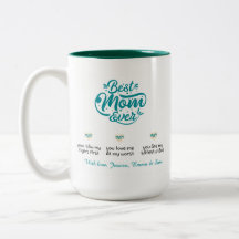 Best Mum Ever Personalised Mug - 3 Reasons Why I L