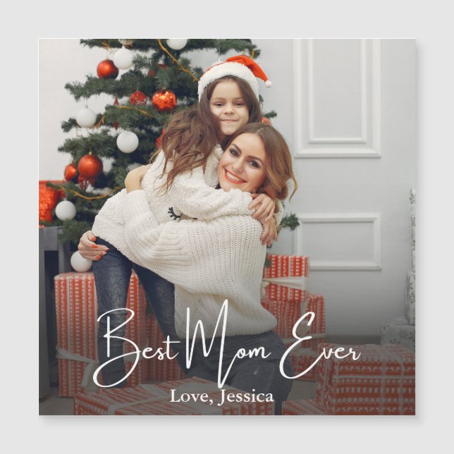 Best Mum Ever Personalised Photo (Front)