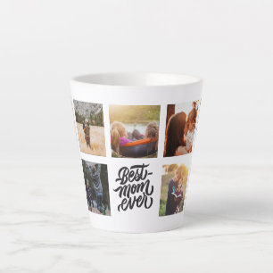 Best Mum Ever Personalised Photo Collage Giant Latte Mug