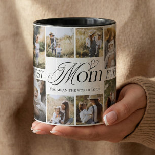 Best Mum Ever Personalised Photo Collage keepsake Mug