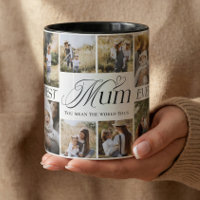 Best Mum Ever Personalised Photo Collage keepsake