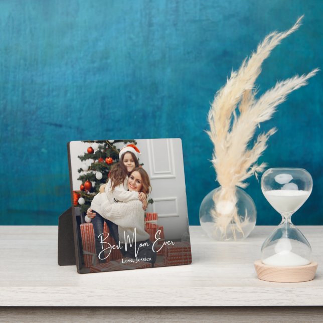 Best Mum Ever Personalised Photo Plaque (Insitu)