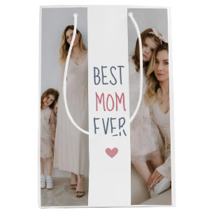 Best Mum Ever - Personalised Photo & Text Gift Bag