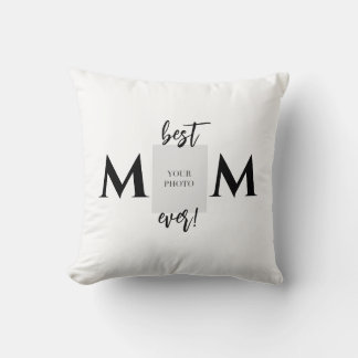 Best Mum Ever Photo and Text Mother's Day Cushion