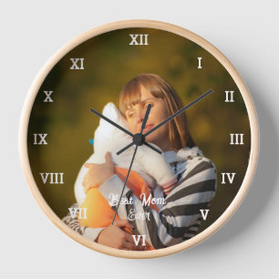 Best Mum Ever Photo Collage Create Your Own  Clock