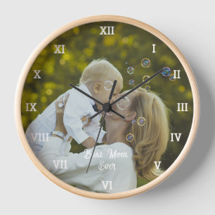 Best Mum Ever Photo Collage Create Your Own Clock