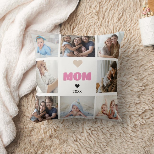 Best Mum Ever Photo Collage | Keepsake  Cushion (Blanket)