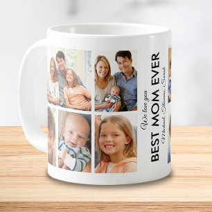 Best Mum Ever Photo Collage Mothers Day Coffee Mug