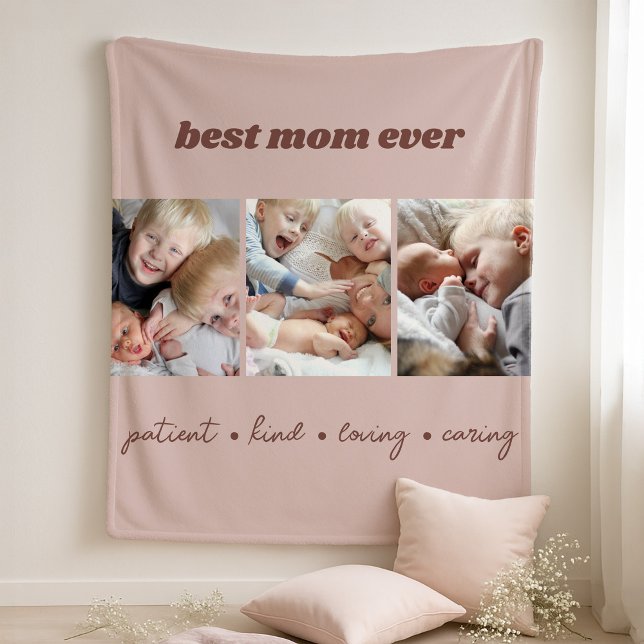 Best Mum Ever Photo  Fleece Blanket (Creator Uploaded)