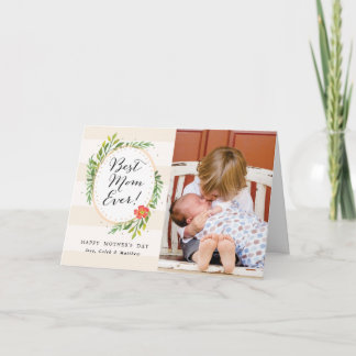 Best Mum Ever Photo Mother's Day Card