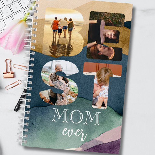 Best Mum Ever Photo Mother's Day Gift  Notebook (Creator Uploaded)