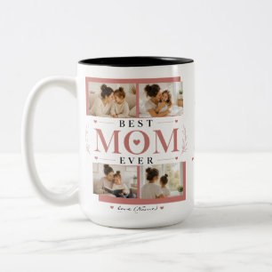 Best Mum Ever Photo Mug Personalised with Message 