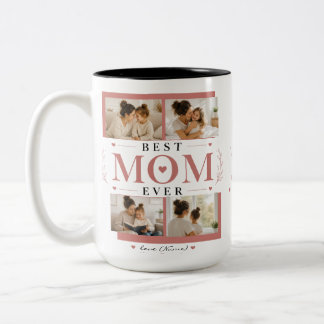 Best Mum Ever Photo Mug Personalised with Message