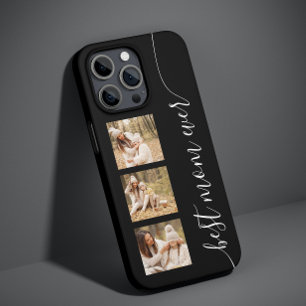 Best Mum Ever Photo Picture  Elegant Script Black Case-Mate iPhone 14 Case