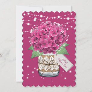 Best Mum Ever Pink Hydrangea Cute Mother's Day Card