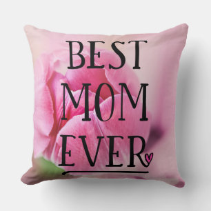 Best Mum Ever Pink Tulip Cushion